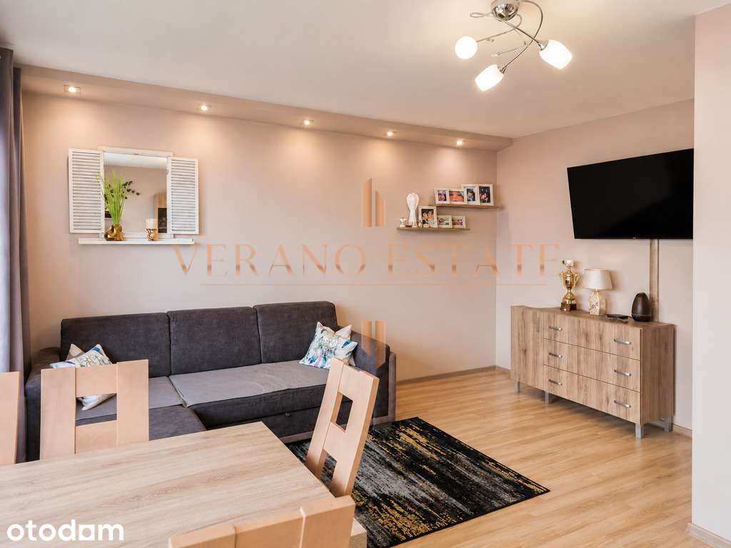 Przestronne 2-pokojowe mieszkanie 49 m² z balkonem