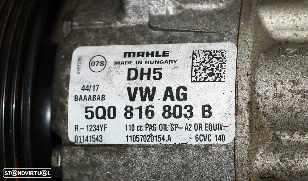 COMPRESSOR AC VW GOLF VII - 4
