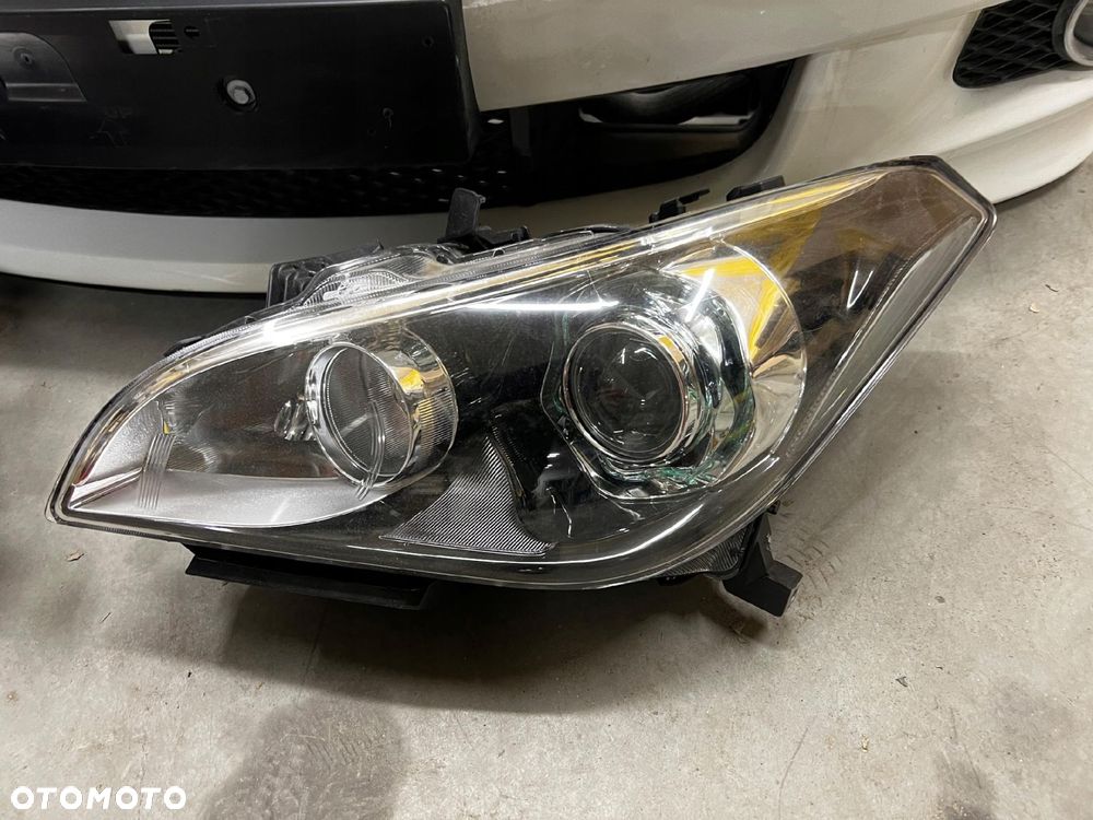 KOMPLETNY PRZÓD LAMPY CHŁODNICE INFINITI Q70 M35 M35H HYBRID BIAŁA PERŁA - 4