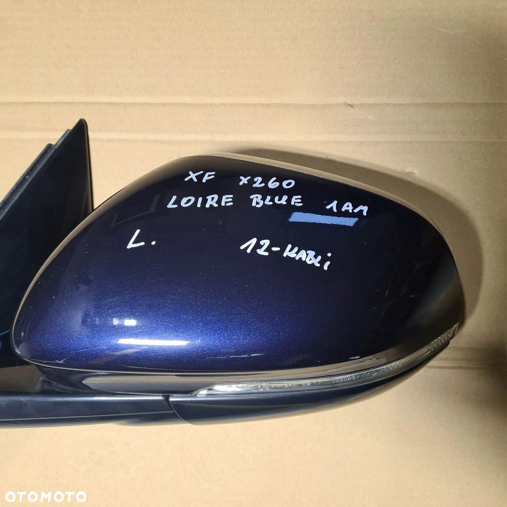 JAGUAR XF II X260 LUSTERKO LEWE ZEWNĘTRZNE 1AM LOIRE BLUE 12 PIN - 2