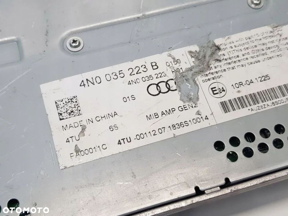 WZMACNIACZ BANG OLUFSEN 4N0035223B AUDI A6 A7 - 4