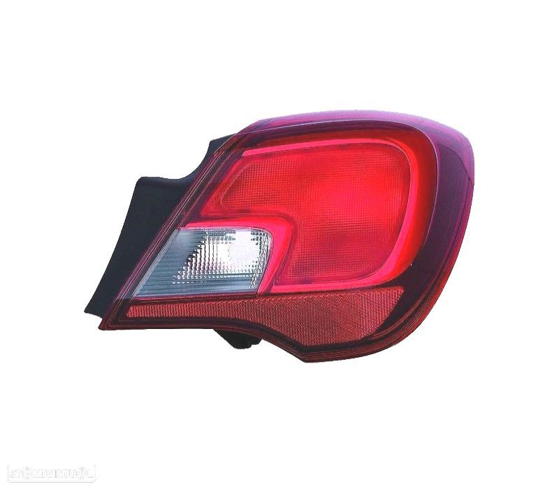FAROLIM DIR PARA OPEL CORSA E 3D 15-19 BRANCO VERMELHO - 1