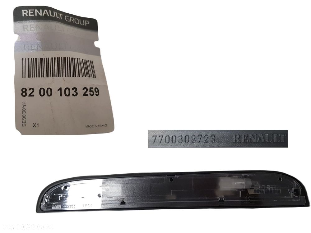 NOWA ORYGINALNA LAMPKA TYLNA OŚWIETLENIE TABLICY REJESTRACYJNEJ TYŁ RENAULT KANGOO I 1 98-08 - 1