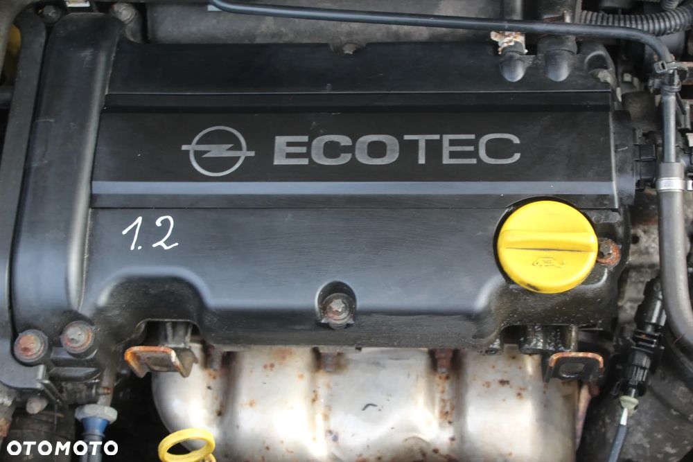 SILNIK SŁUPEK OPEL CORSA C D ASTRA H AGILA 1.2 Z12XEP 136000KM NIEMCY MOŻLIWOŚĆ ODPALENIA - 1