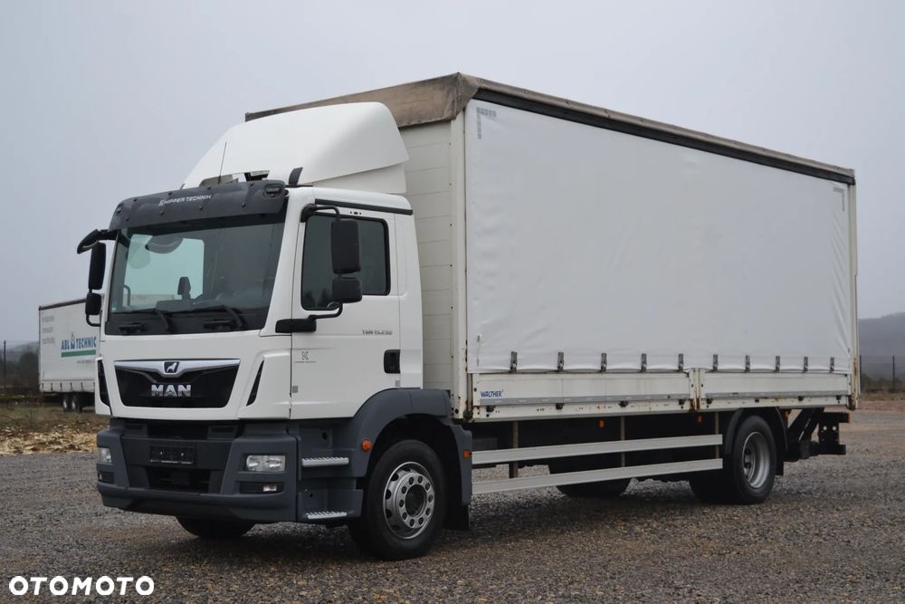 MAN TGM 15.250 18.250 Dwustronna burto-firanka Firana Winda 2000 kg udźwigu Import Niemcy SUPER STAN - 2
