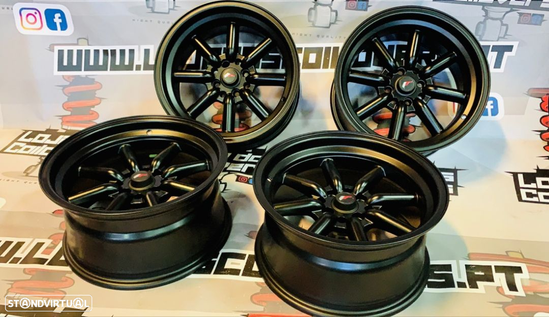 Japan Racing JR19 16x8J 4x100/114 Matt Black - 4