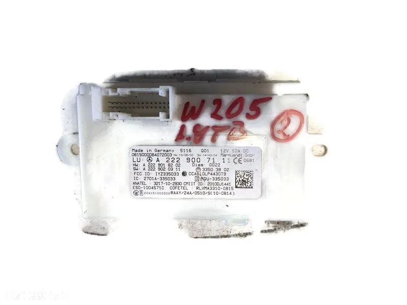 MERCEDES W205 2015r MODUŁ ZAMKA KEYLESS GO A2229007111