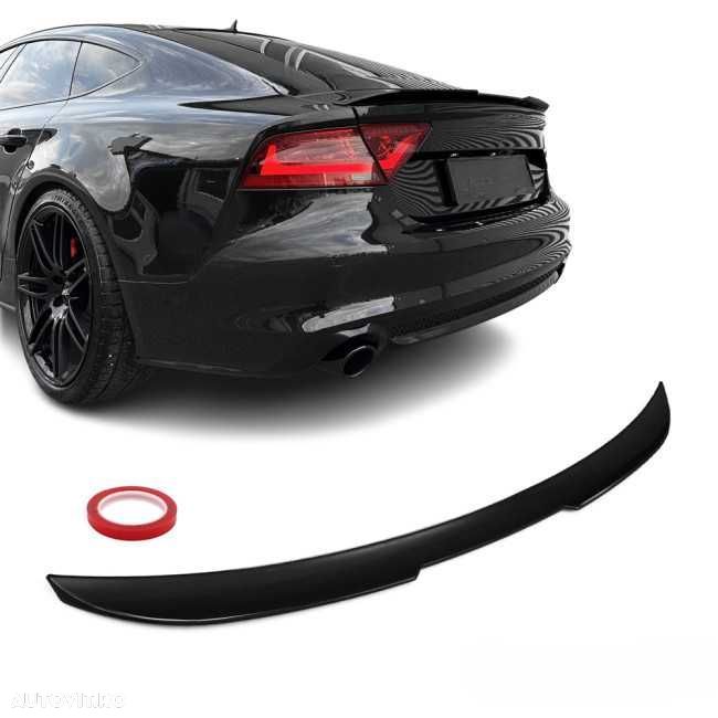 Eleron M4 Lip Codita Portbagaj Audi A7 C7 S7 (2010-2018), Negru Lucios - 1