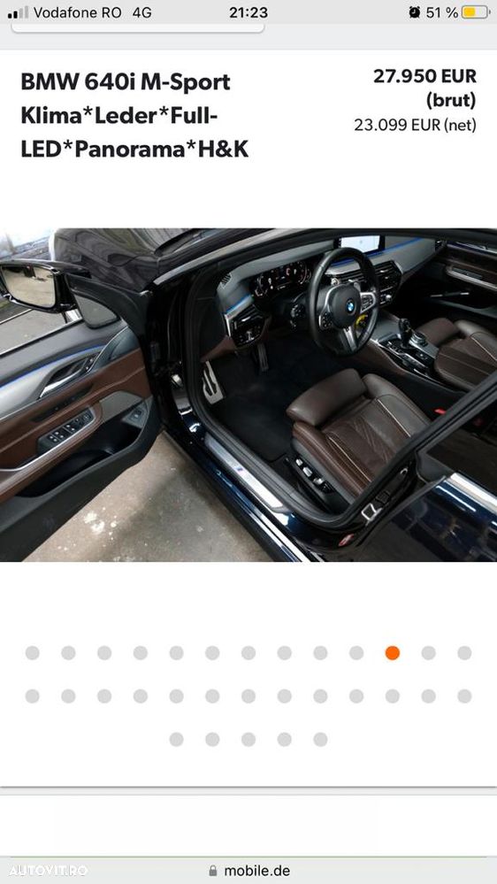 BMW Seria 6 640i - 19