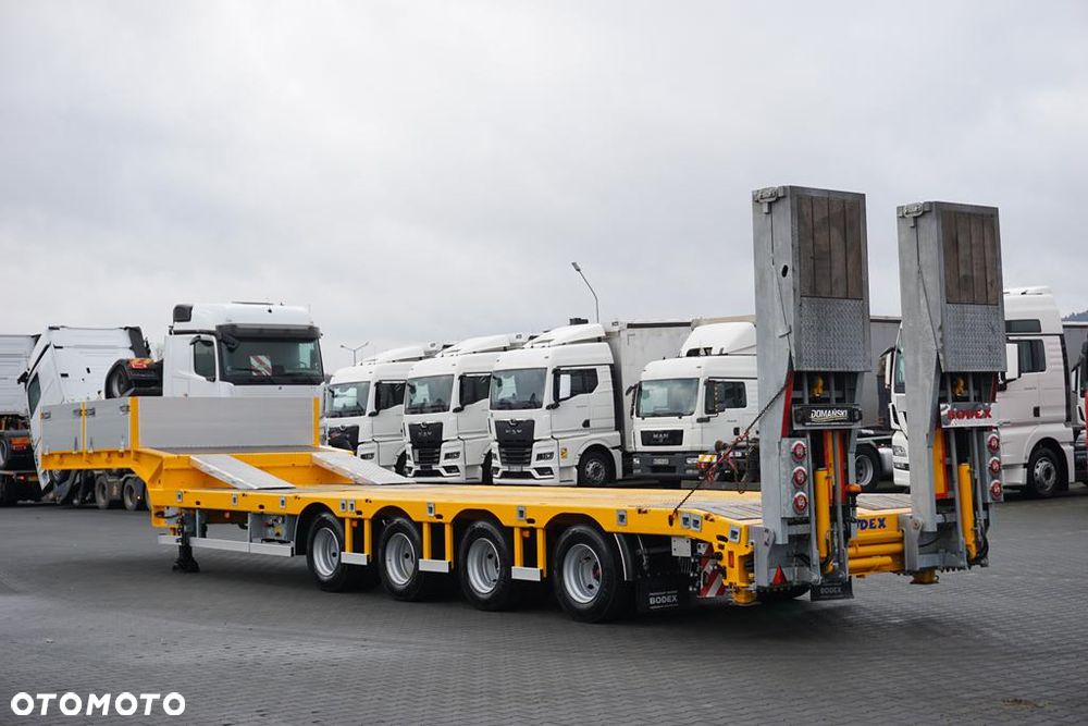 Bodex / NISKOPODWOZIOWA / 4 OSIE / NAJAZDY / 2 X OŚ SKRĘTNA / DMC 65 000 KG / JAK NOWA - 6