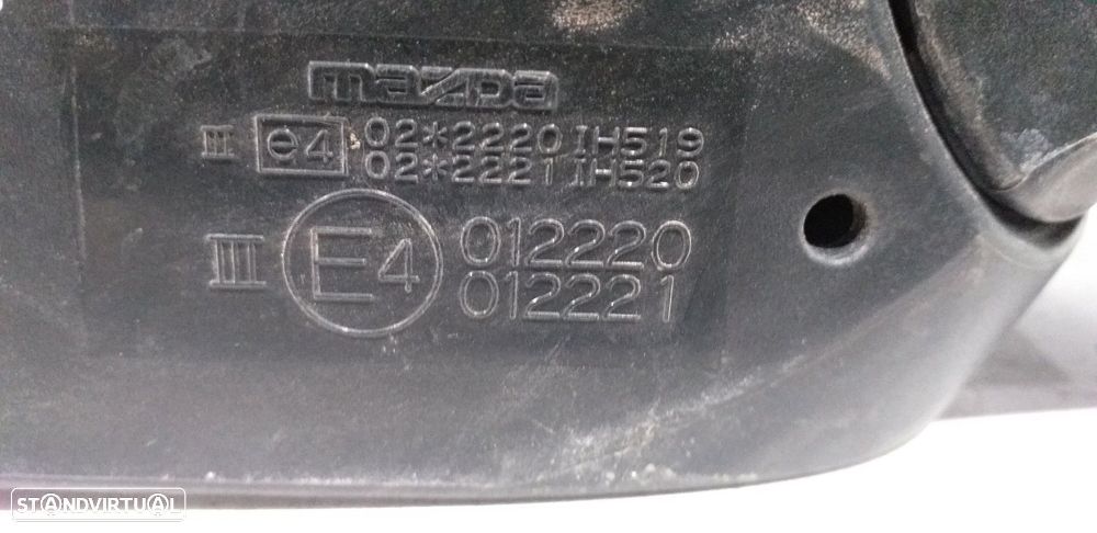 ESPELHO RETROVISOR DIREITO MAZDA 3 2004 -E4012220 - 1