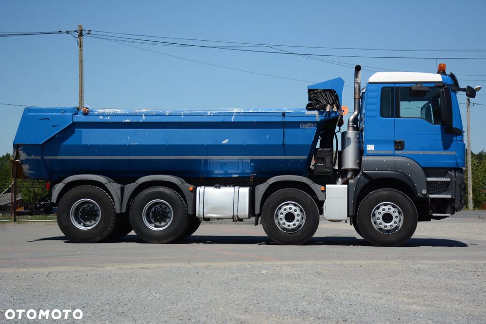 MAN TGS 480 / 2016r / 8x4 / Mulda / Retarder / Idealny stan / Mały przebieg - 14