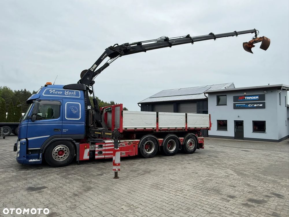 Volvo FM500 8x4 triadem wywrotka HDS HIAB 288-5 HiPro - 17