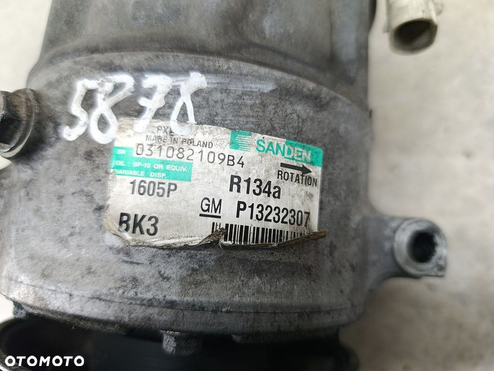 POMPA, SPRĘŻARKA KLIMATYZACJI OPEL INSIGNIA A P13232307  SANDEN 2.0 CDTI - 8