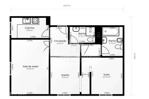 Apartamento T2 de 2 Frentes Totalmente Renovado com Lugar de Garagem – - Grande imagem: 4/18