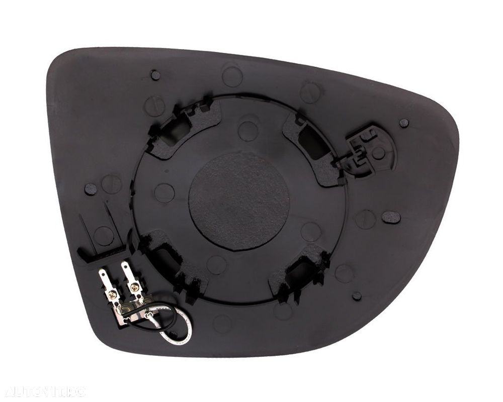 Geam oglinda Renault Captur, 03.2013-, Renault Clio 4, 10.2012- , partea Stanga, culoare sticla crom , sticla asferica, cu incalzire, 963669996R - 2