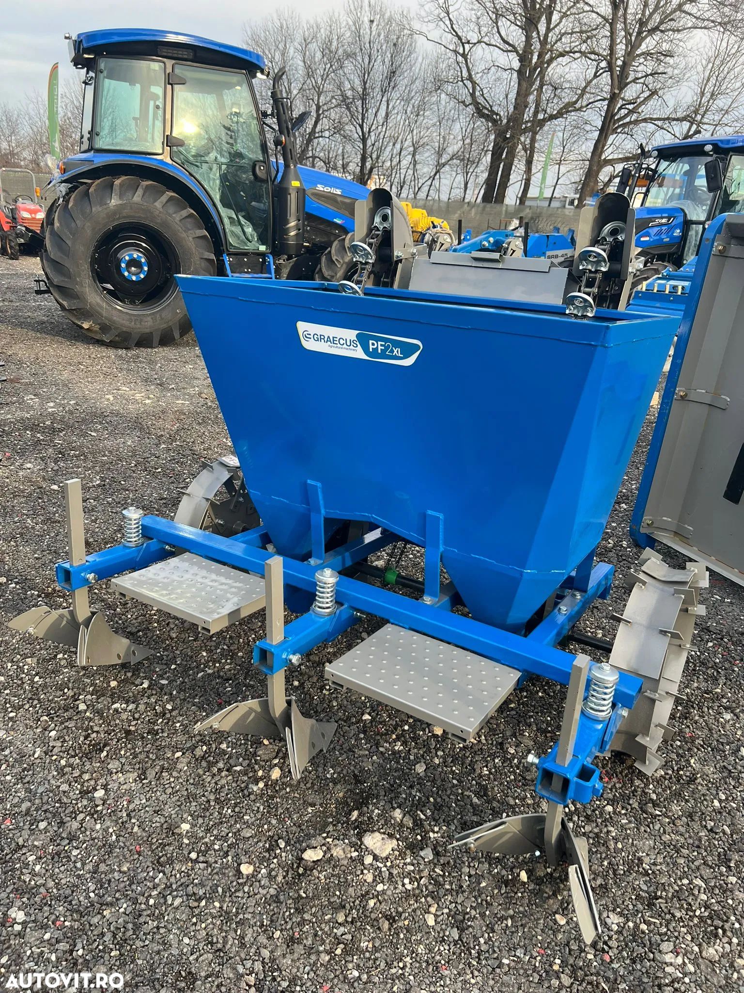 Graecus Plantator de cartofi pe 2 randuri, Model PF2XL - 1