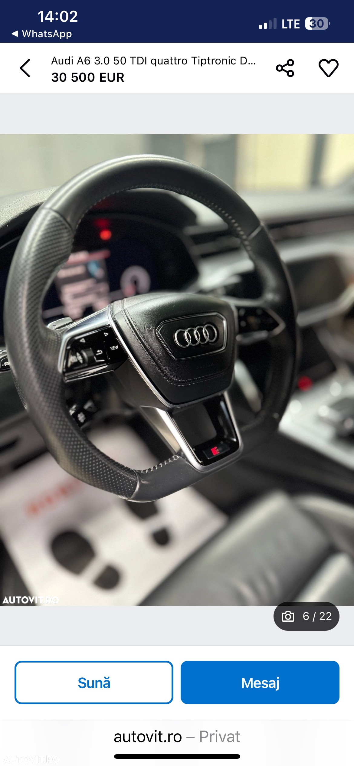 Audi A6 3.0 50 TDI quattro Tiptronic Design - 3