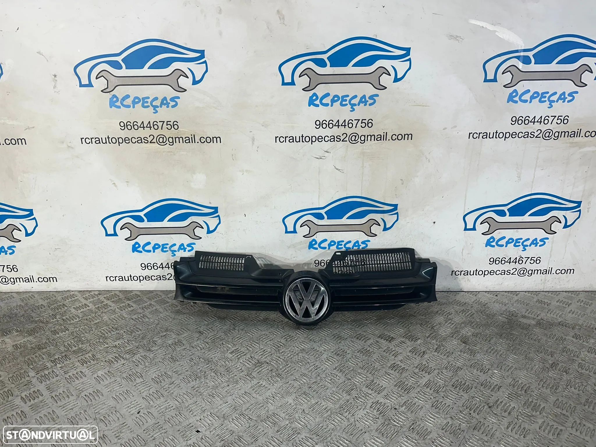 Grelha Frontal Parachoques VW Volkswagen Golf 5 MK5 1K 1K0853655 2003 - 2008 - 1