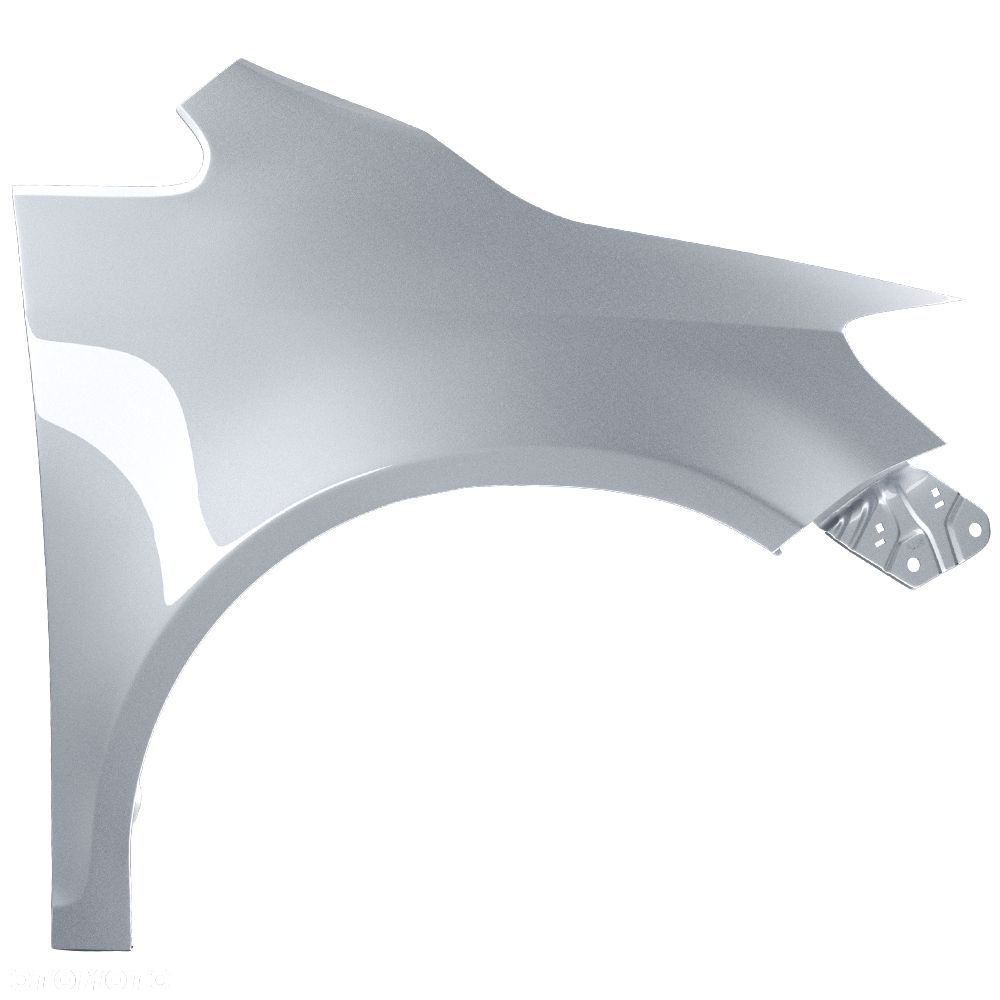 BLU Błotnik VW GOLF VI PLUS 6 + LA7W prawy srebrny 09-13 przód ReflexSilber - 2