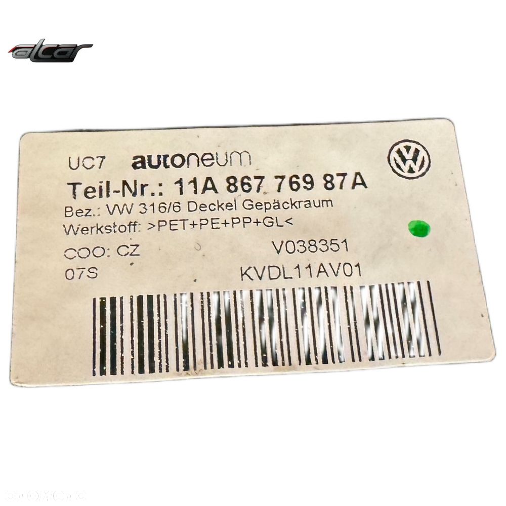 PÓŁKA BAGAŻNIKA VOLKSWAGEN ID.4 11A 867 769 87A - 3