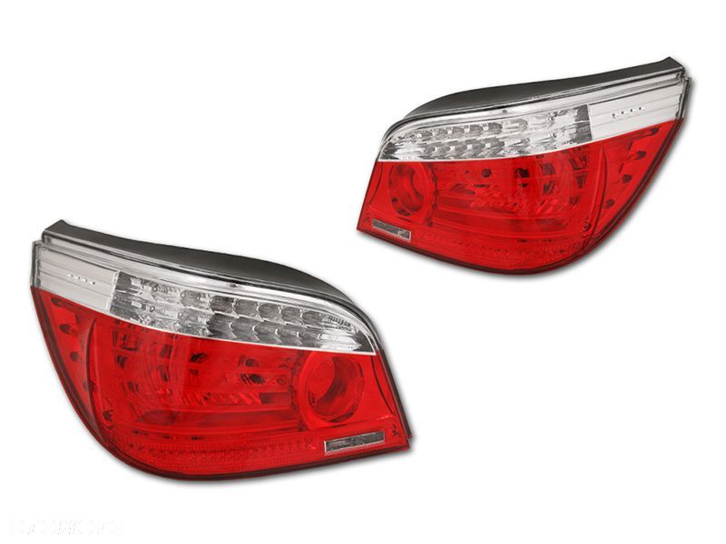 LAMPA TYL TYLNE KPL TUNING BMW 5 E60 4D 2003-2007 LCI LIFT LOOK LED DIODY - 1