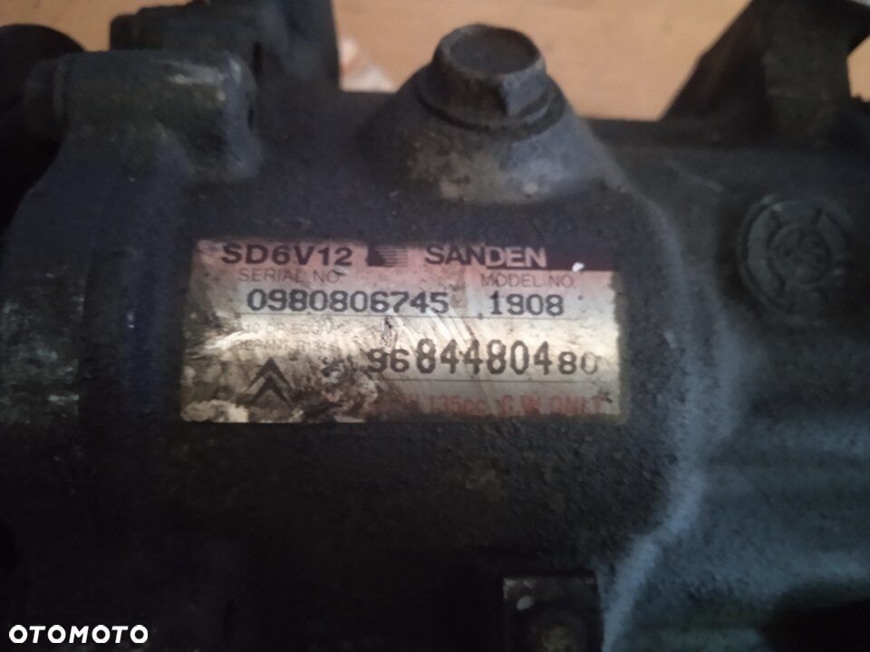 Sprężarka klimatyzacji Citroen SD6V12 9684480480 - 2