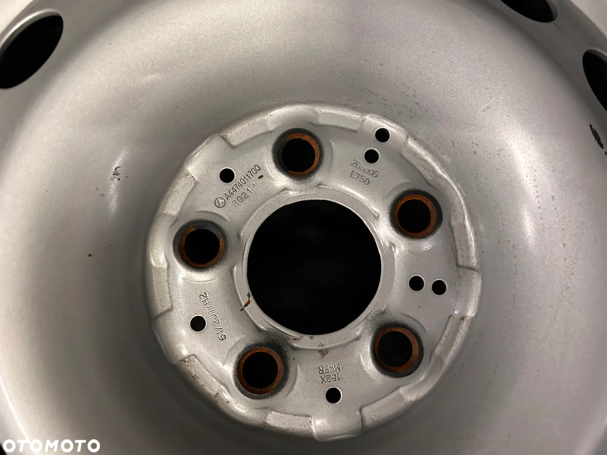 Felgi Stalowe Mercedes V-Klasa W447 17 cali 5x112 4szt. Ładne z czujnikami! - 4