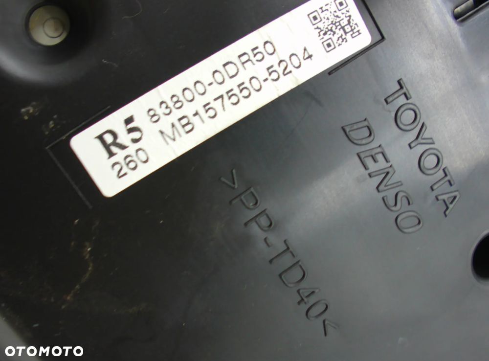 Toyota Yaris III 1.33 Zestaw Startowy Komputer Licznik Stacyjka - 15