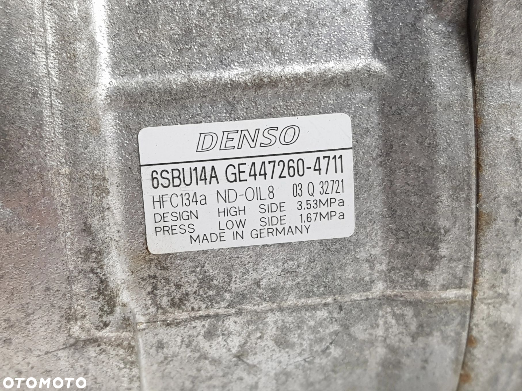 Kompresor Sprężarka klimatyzacji BMW E60 E90 F10 F20 F30 N47 2.0d 6SBU14A - 9
