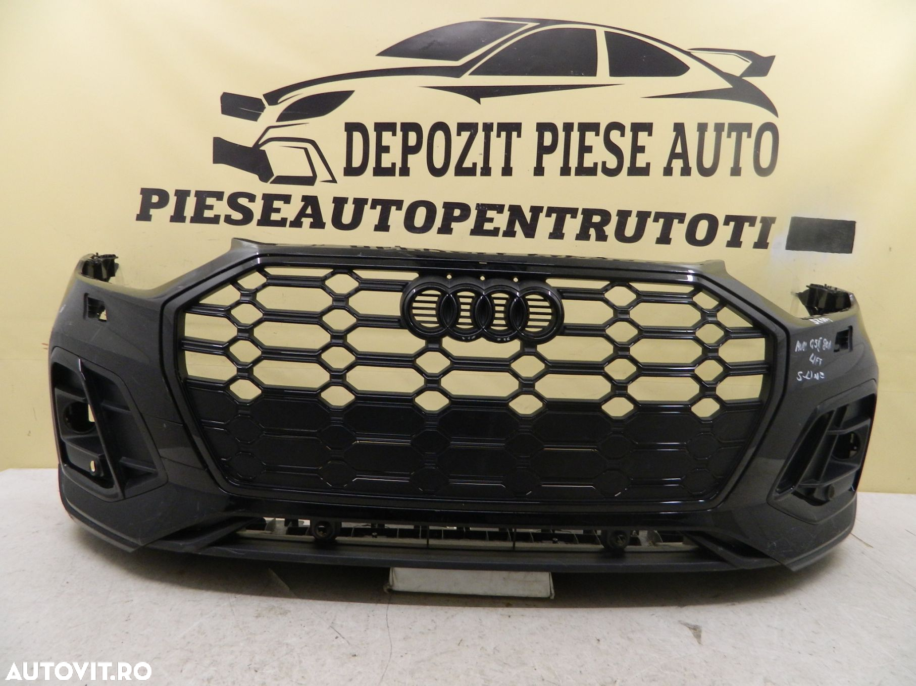 Bara fata Audi Q5 S-Line, SQ5, 2020, 2021, 2022, 2023, Cod origine  80A807437P. - 2