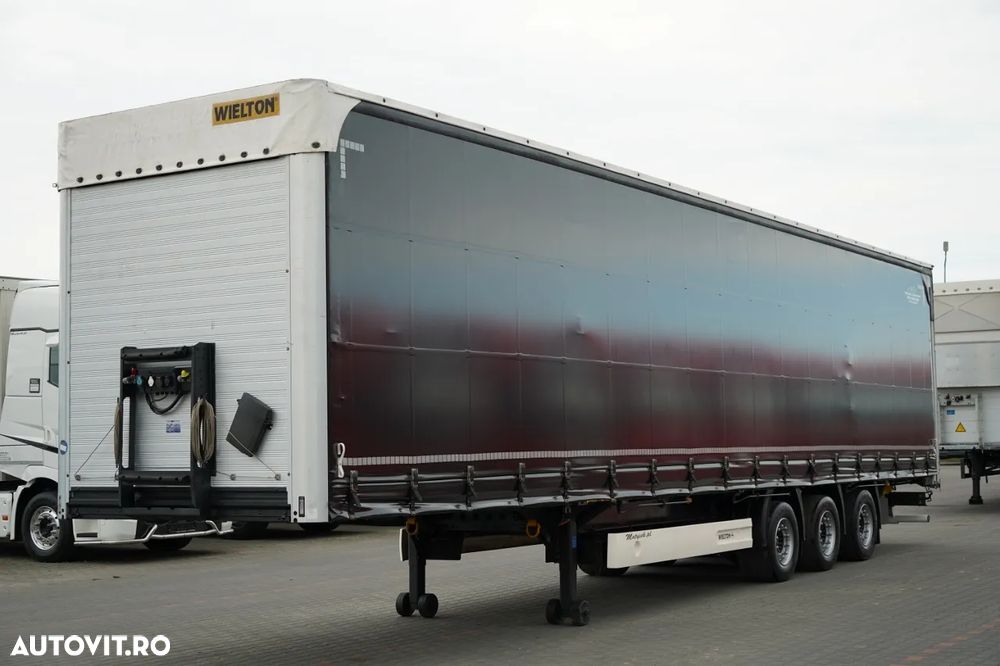 Wielton CORTINĂ WIELTON / MEGA / SISTEM BDE - STALPINI CULISANTI / AXE SAF / ACOPERIȘ ARMAT - 3