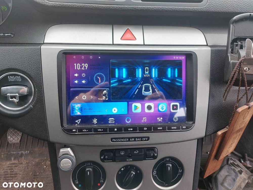 RADIO ODTWARZACZ  =VOLKSWAGEN PASSAT B6 ANDROID 2 DIN 3C0858069M - 1