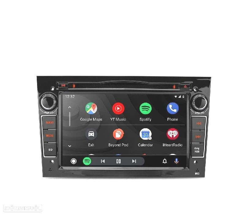 AUTO GPS ANDROID 11 PRETO PARA OPEL ASTRA H VIVARO ZAFIRA VECTRA CORSA D - 8