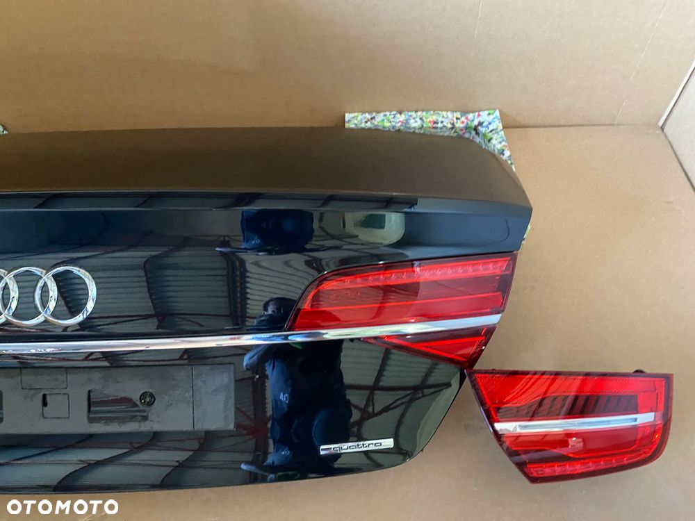 Audi A8 D4 4H lift kompletny tył klapa lampy zderzak kolor LY9T 2016 88km - 19