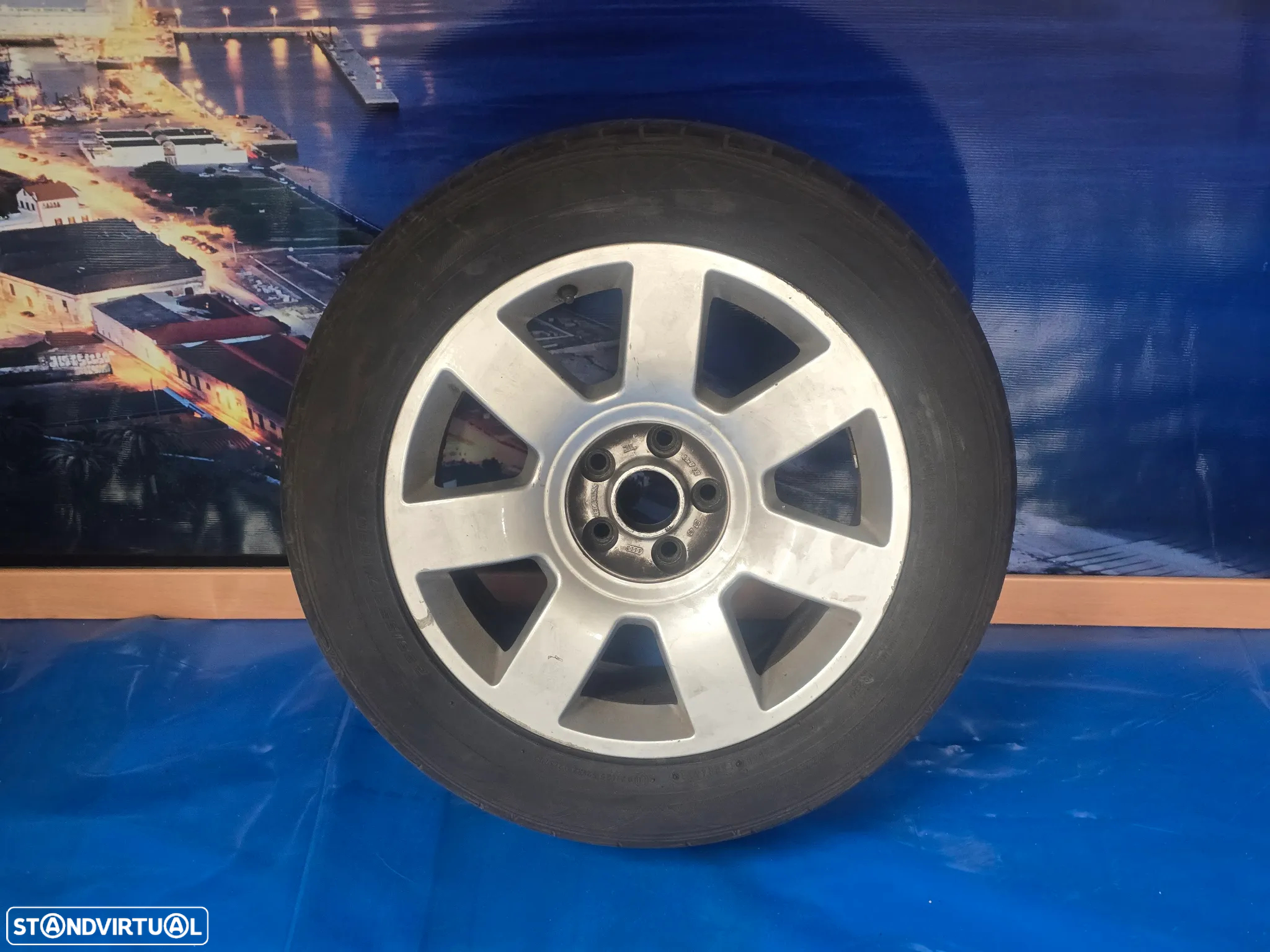 Jante Roda Suplente com pneu originais para audi a8 d3 4e0 2003-  235-55 R17 - 2
