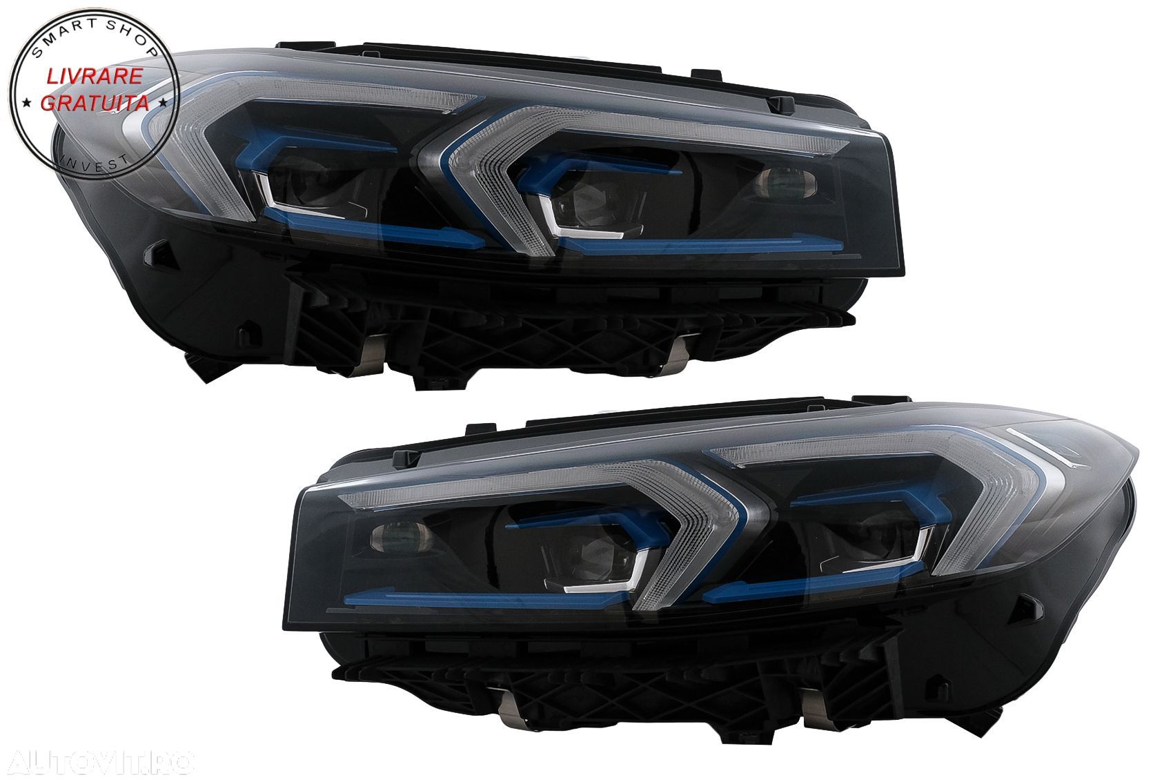 Faruri BMW Seria 3 G20 G21 G28 (2018-2021) cu LED Conversie la LCI- livrare gratuita - 1