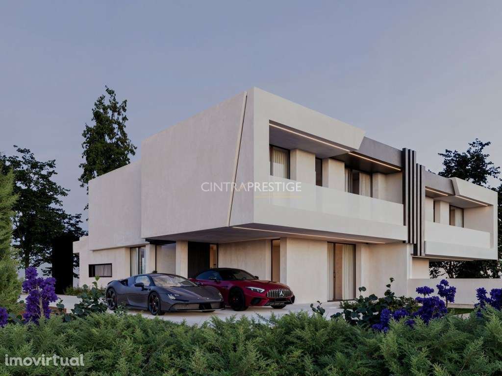 Gouveia/Fontanelas Moradia T4 geminada, em construção, arquitetura ... - Grande imagem: 3/11