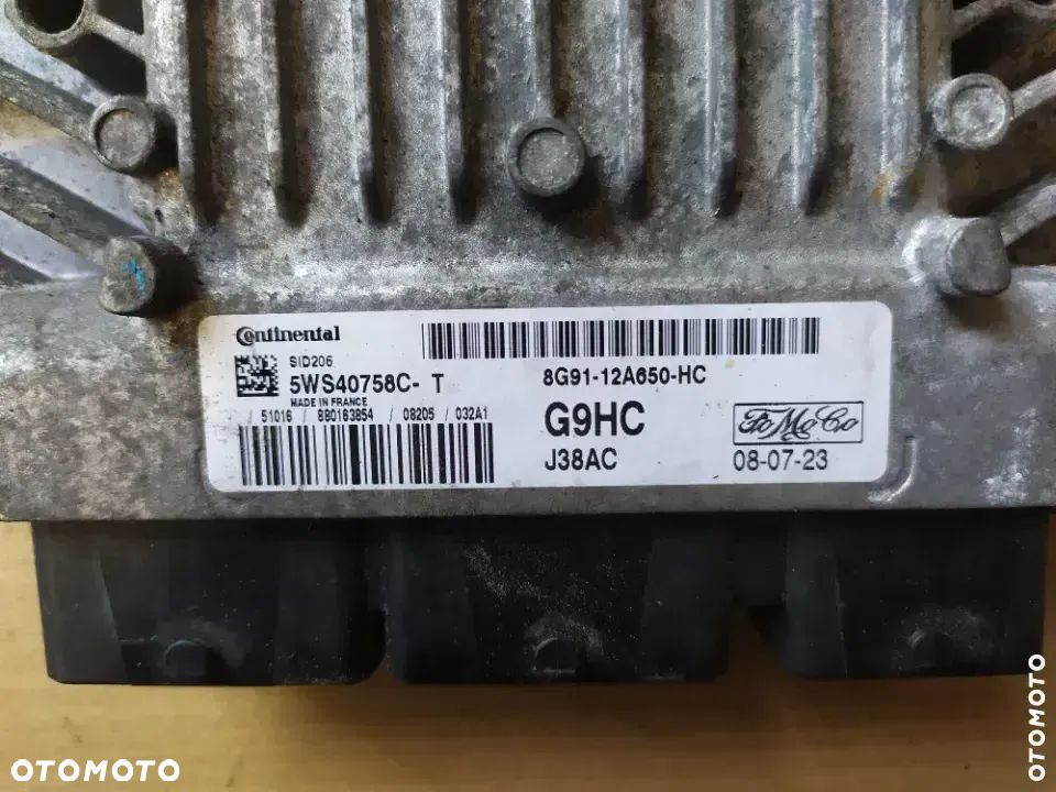 Sterownik komputer silnika Ford S MAX 5WS40758C - 5