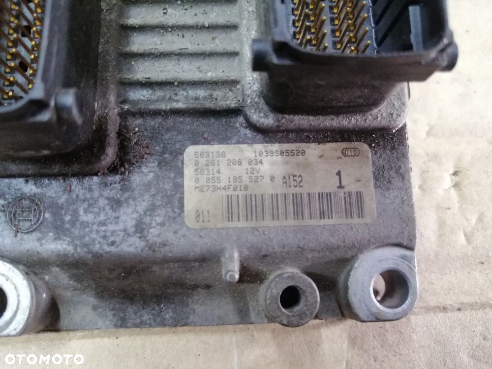 Lancia Ypsilon 1.6 komputer sterownik silnika 0261208034  0055195527 - 3