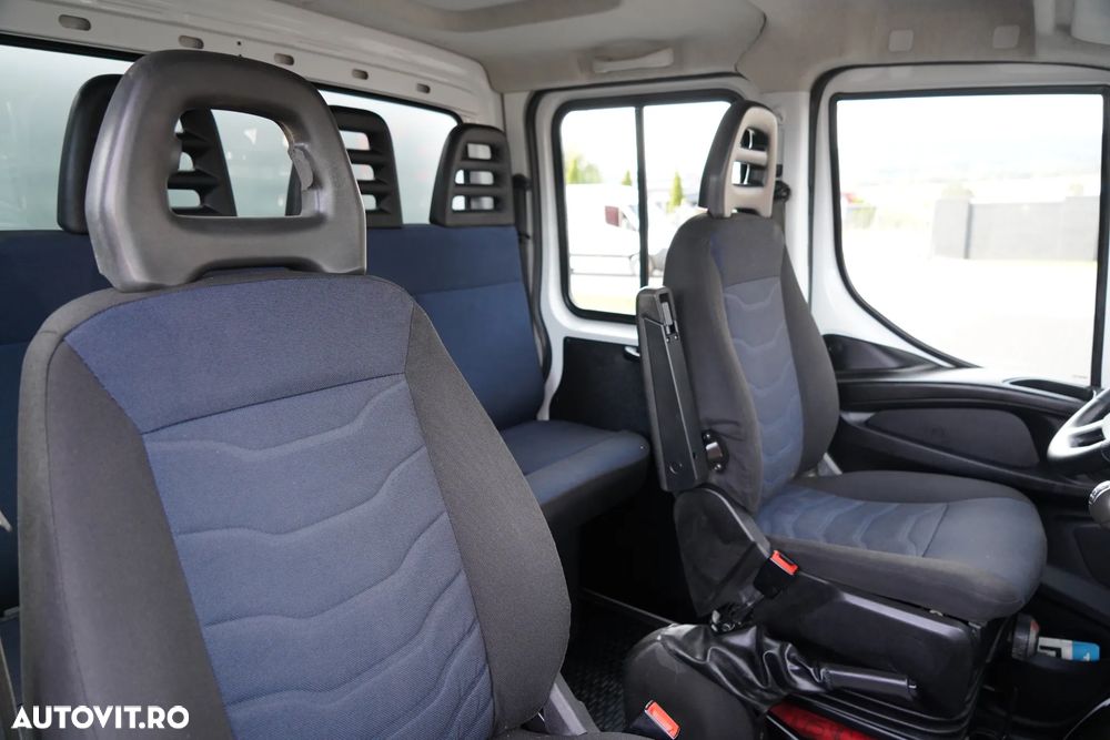 Iveco DAILY 35-180 / BASCULĂ DIN ALUMINIU / CU 6 LOCURI / DOUĂ / MANUALĂ / IMPORTATĂ - 35
