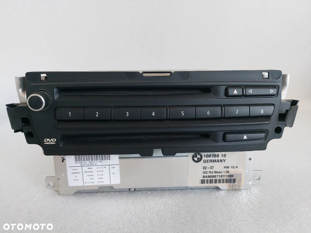 RADIO NAWIGACJA BMW E90 E91 1087 - 1