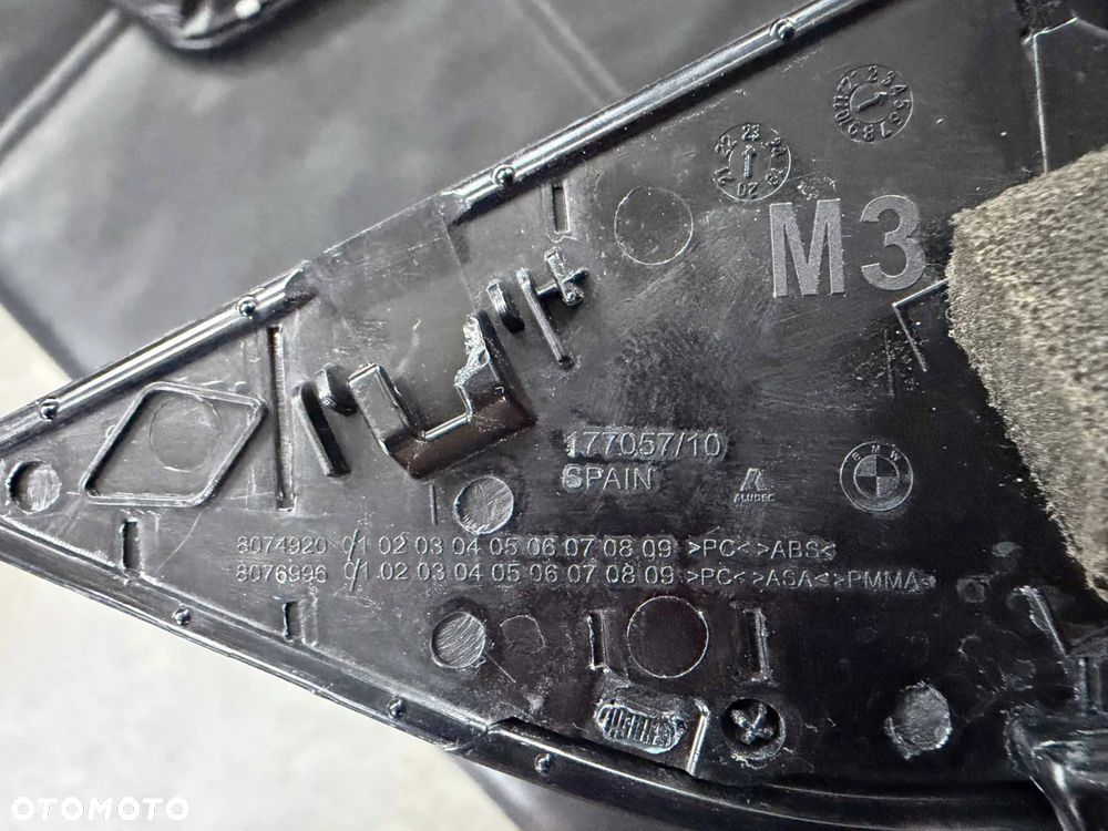 ORYGINALNE SKRZELA BOCZNE BMW M3 G80 / G81 (LEWE + PRAWE) 8074920 8076996 - 7