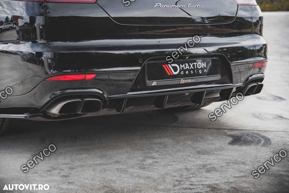 Difuzor bara spate Porsche Panamera Turbo 97013-16 v2 - Maxton Design - 5