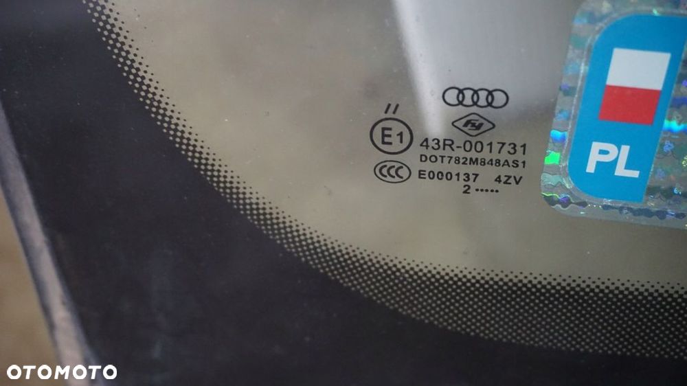 SZYBA  BOCZNA LEWA PRAWA LUFCIK PODNOŚNIK SILNICZEK DRZWI AUDI A4 B6 SEDAN - 3