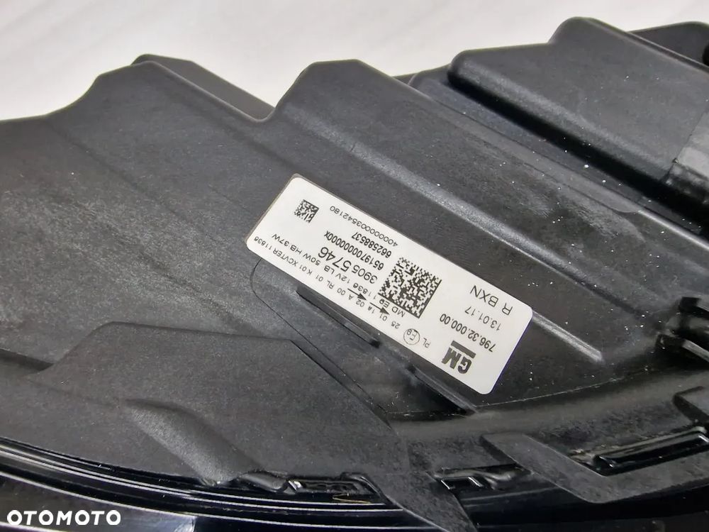 OPEL ASTRA K V 15-  IDEALNA FULL LED PRAWA LAMPA PRZEDNIA PRZÓD , NR 39055746 , INTELLI LUX , NR AUKCJI LL477 - 21