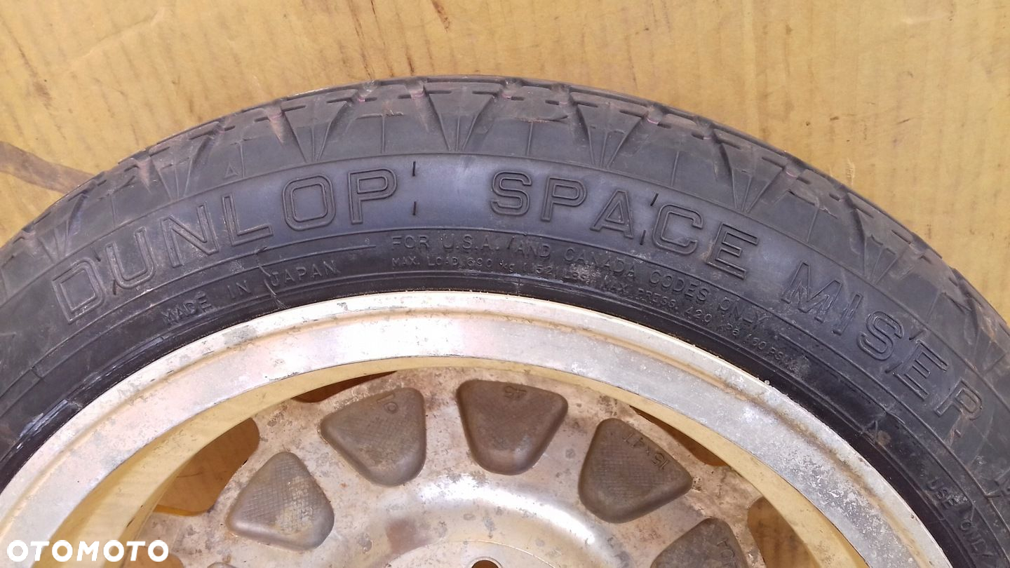 KOŁO DOJAZDOWE ALUMINIOWE 4x100 R15 DUNLOP T25/70/D15 HONDA - 7