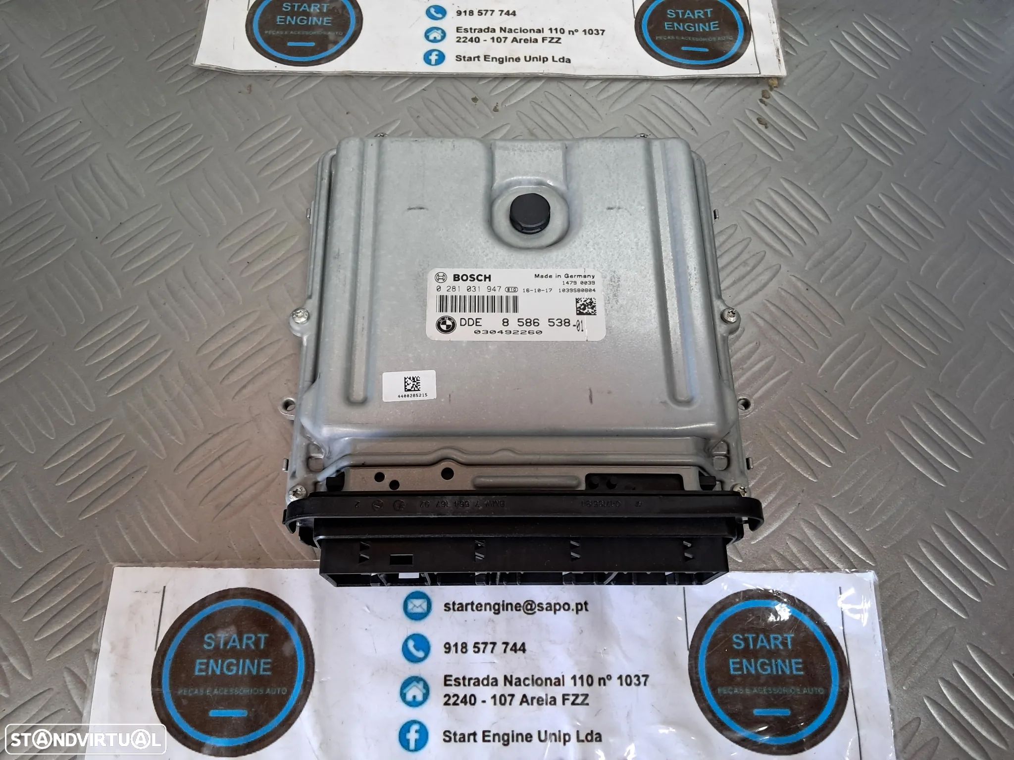 Centralina do motor BMW 525D 2.0D 218CV F10 F11 ref. 0281031947 - 1