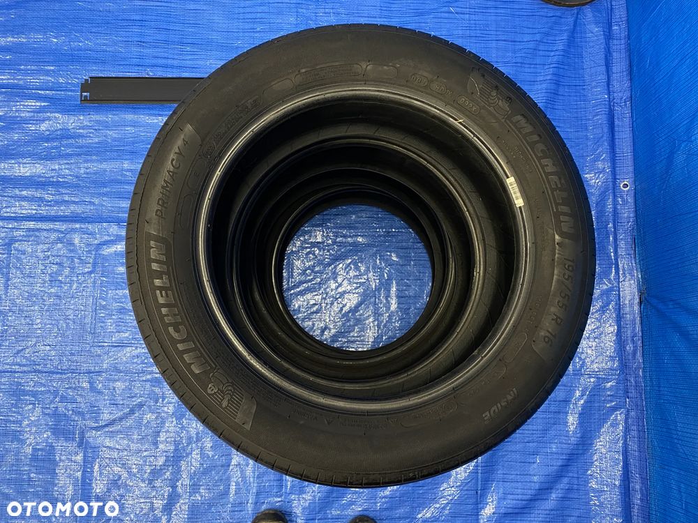 OPONA 16 OPONY LETNIE LATO KOMPLET OPON 4SZT MICHELIN PRIMACY 4 195/55R16 91T  BIEŻNIK 5,7mm  2019 - 7