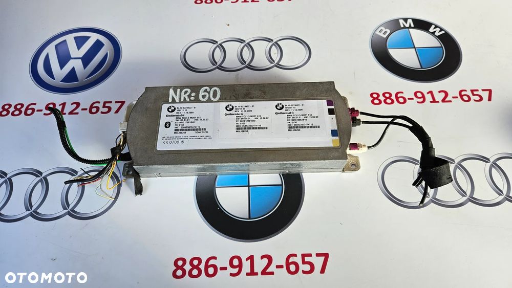 BMW 5 E60 1 E81 E87 3 E90 E92 MODUŁ BLUETOOTH 9224422 - 1